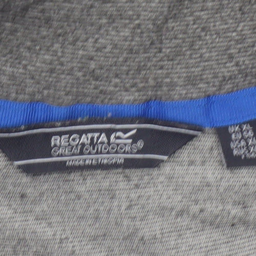 Regatta Men's Grey Fleece 1/2 Zip Pullover Sweatshirt Size L Outdoor