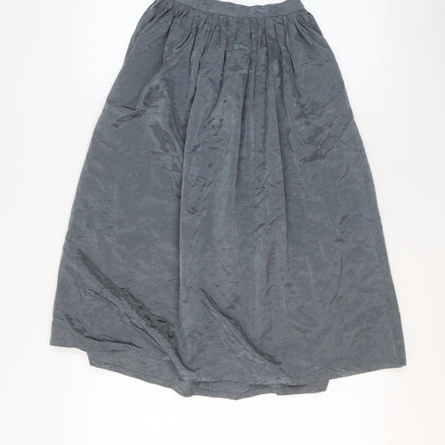 Sex Machine Women Grey Size 10 Vintage Bubble Hem Midi Skirt