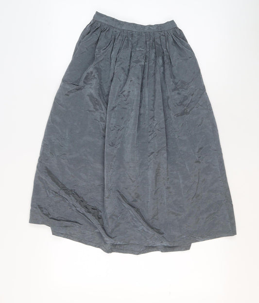 Sex Machine Women Grey Size 10 Vintage Bubble Hem Midi Skirt