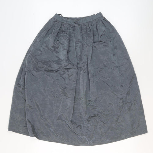 Sex Machine Women Grey Size 10 Vintage Bubble Hem Midi Skirt