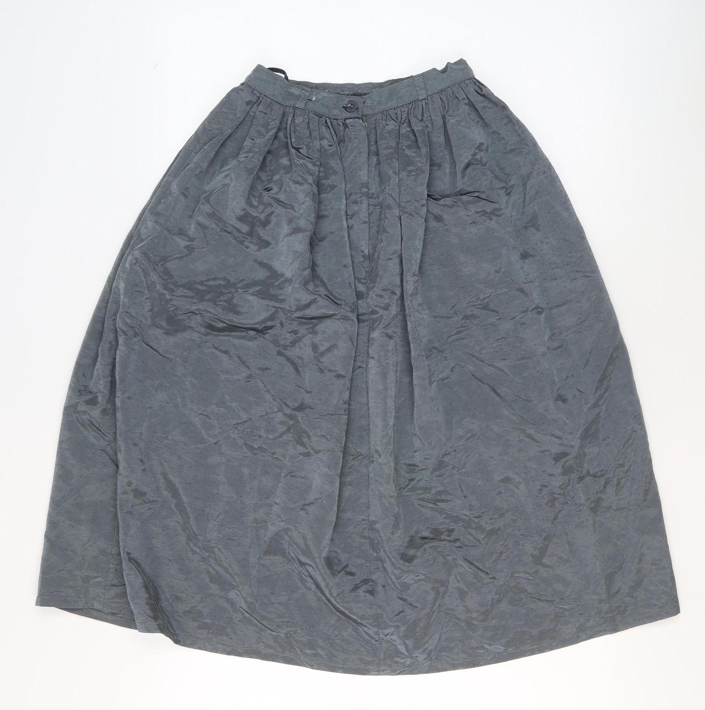Sex Machine Women Grey Size 10 Vintage Bubble Hem Midi Skirt