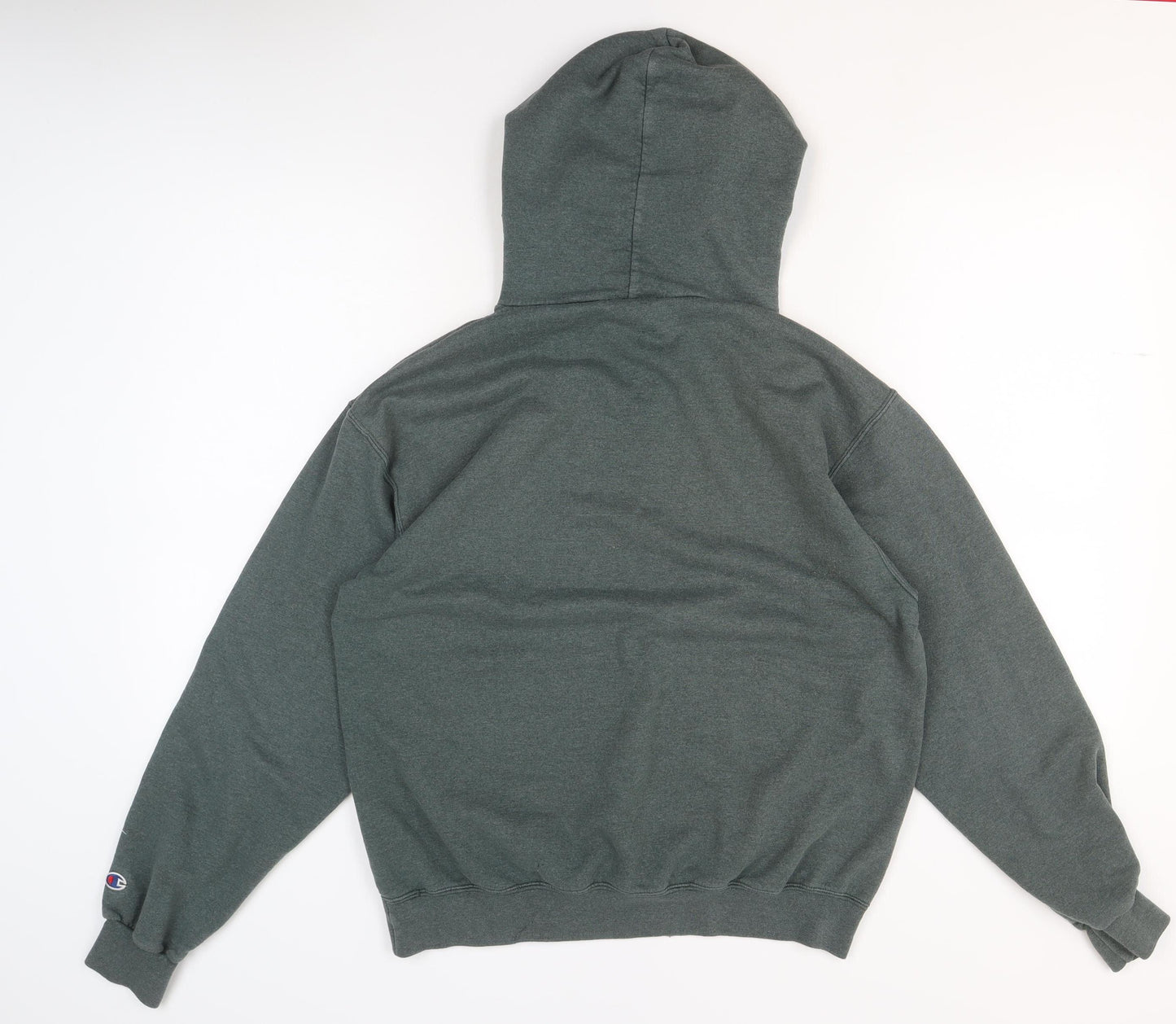 Champion Men's Green Pullover Hoodie L Graphic Estes Park Sweatshirt