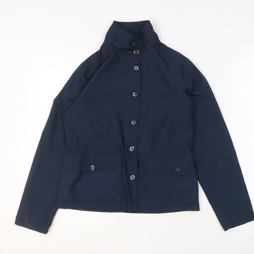 Project Basic Women's Blue Button-Up Short Jacket Size S