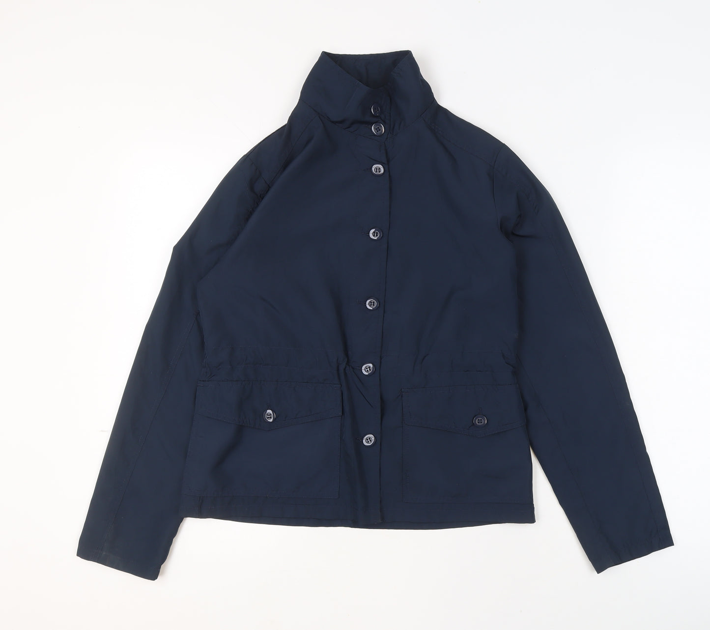 Project Basic Women's Blue Button-Up Short Jacket Size S