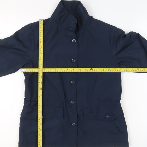 Project Basic Women's Blue Button-Up Short Jacket Size S