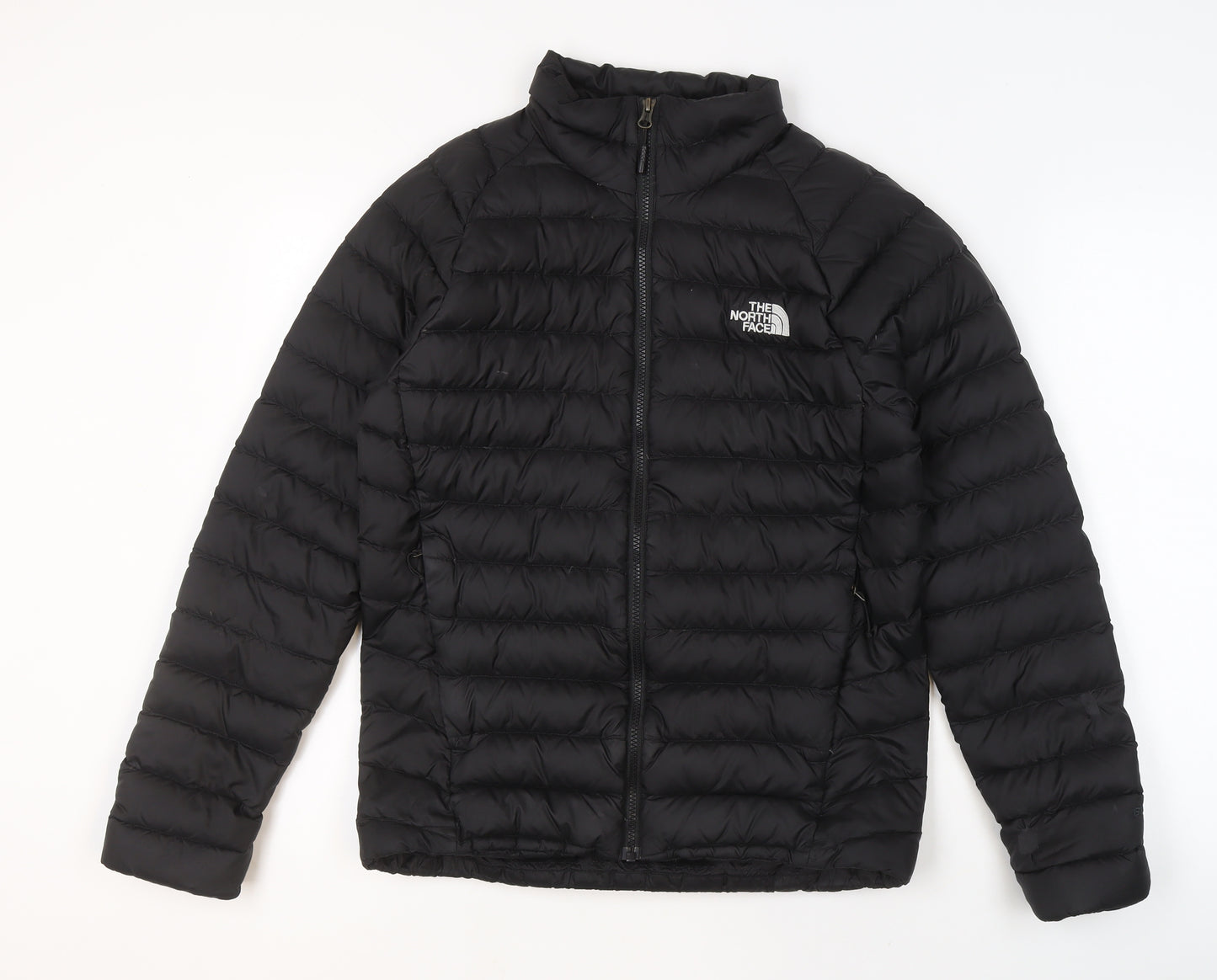 The North Face Men's Black Small Puffer Jacket Polyester Winter Coat