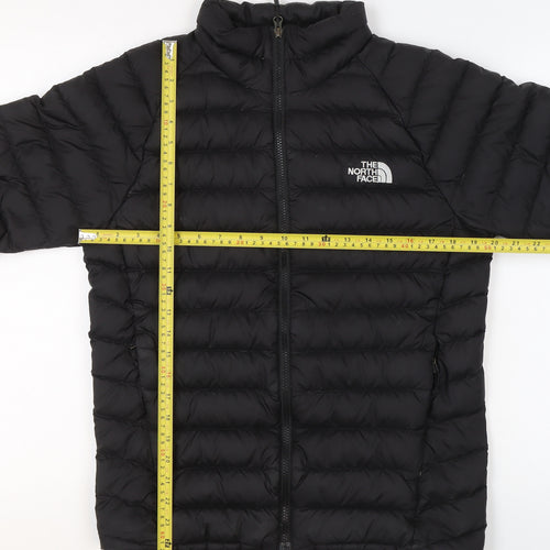 The North Face Men's Black Small Puffer Jacket Polyester Winter Coat