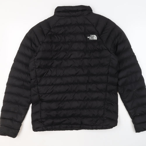 The North Face Men's Black Small Puffer Jacket Polyester Winter Coat