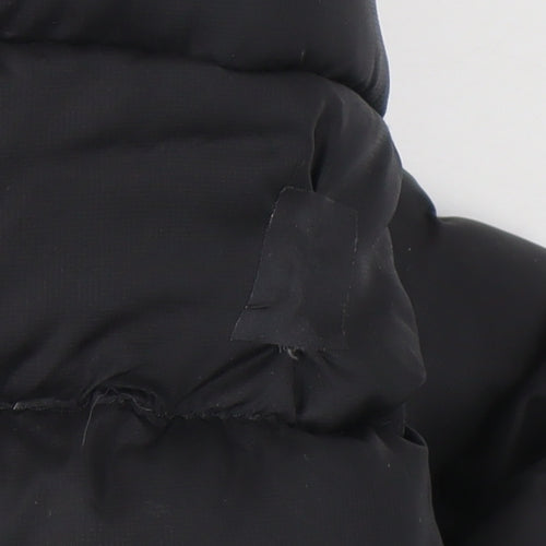 The North Face Men's Black Small Puffer Jacket Polyester Winter Coat