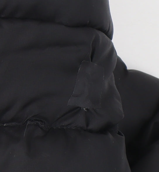 The North Face Men's Black Small Puffer Jacket Polyester Winter Coat