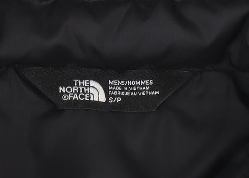 The North Face Men's Black Small Puffer Jacket Polyester Winter Coat