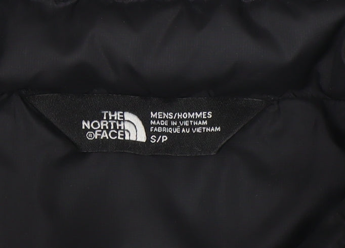 The North Face Men's Black Small Puffer Jacket Polyester Winter Coat