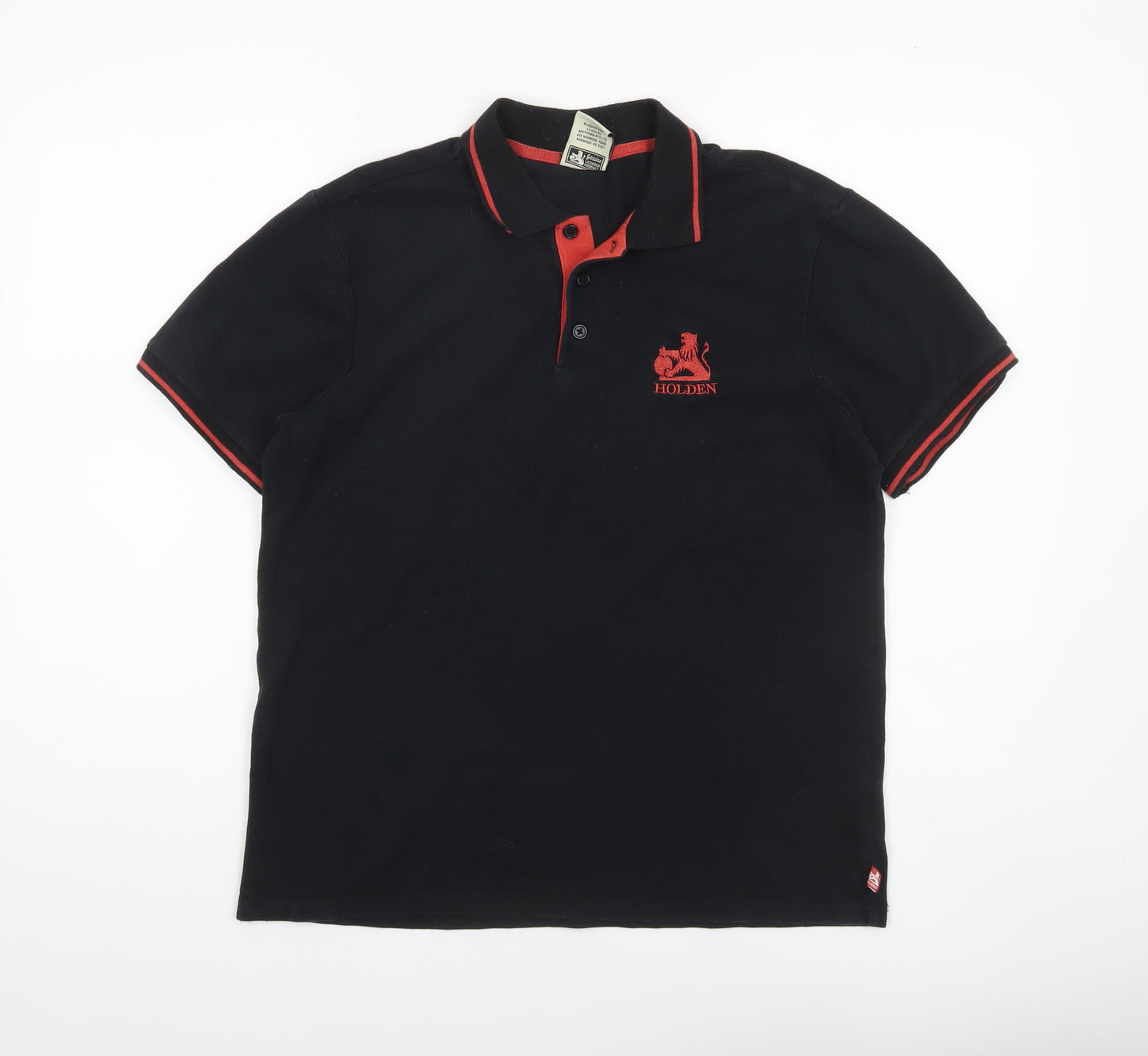 Holden Heritage Collection Men's Black Polo Shirt Medium