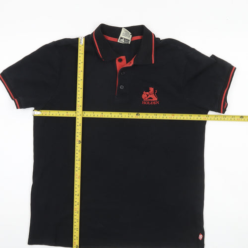 Holden Heritage Collection Men's Black Polo Shirt Medium