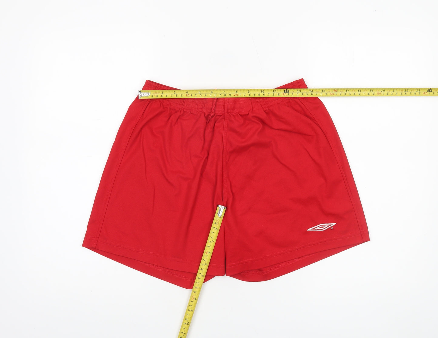Umbro Men's Red Polyester Athletic Shorts Size M