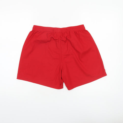 Umbro Men's Red Polyester Athletic Shorts Size M