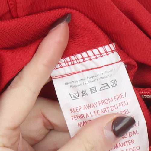 Umbro Mens Red Athletic Football Shorts Size M