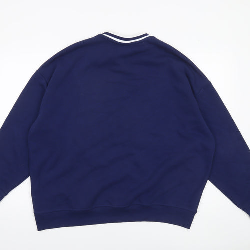 Yale University Navy Blue Women's Sweatshirt Size M 12/14 Crew Neck