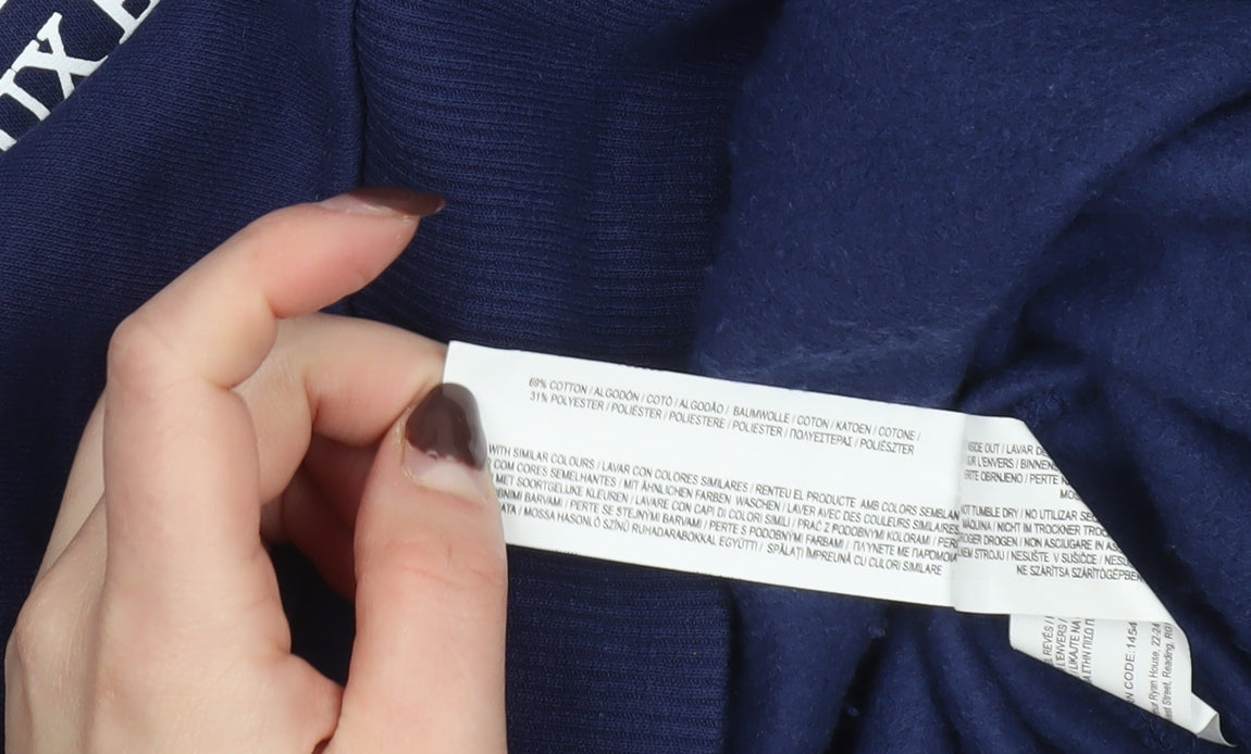 Yale University Navy Blue Women's Sweatshirt Size M 12/14 Crew Neck