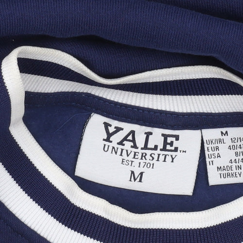 Yale University Navy Blue Women's Sweatshirt Size M 12/14 Crew Neck