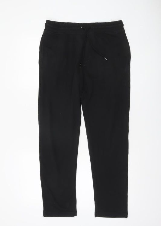 Marks and Spencer Men’s Black Jogger Trousers S Regular Fit
