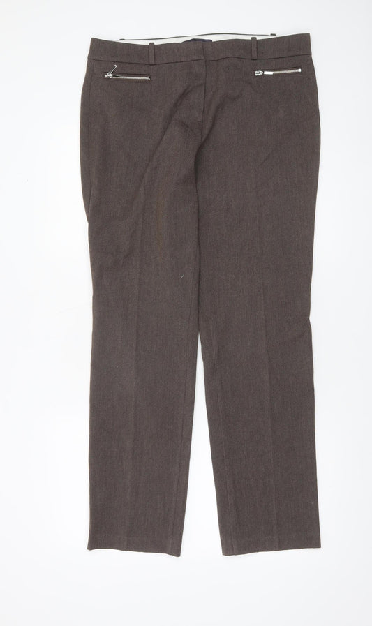 Marks and Spencer Women’s Brown Slim Fit Dress Pants Size 14