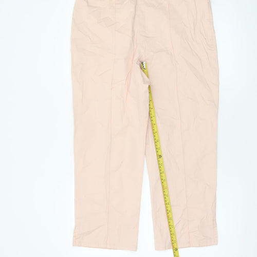 GAP Women’s Beige Chino Cotton Stretch Trousers Size 12