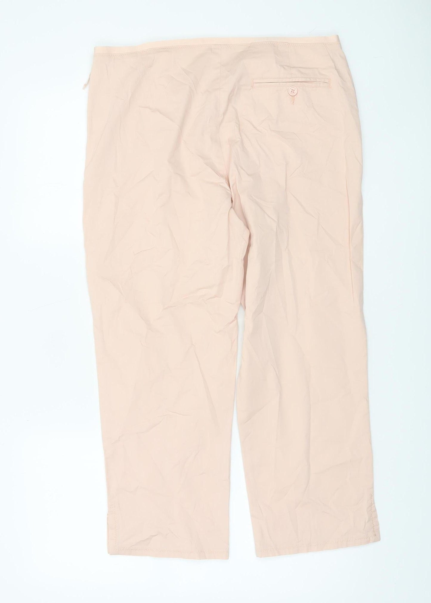 GAP Women’s Beige Chino Cotton Stretch Trousers Size 12