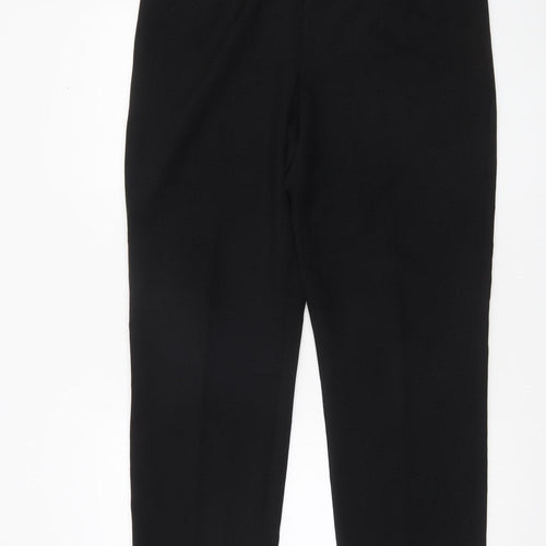 Marks and Spencer Women’s Black Size 16 Straight Leg Work Trousers
