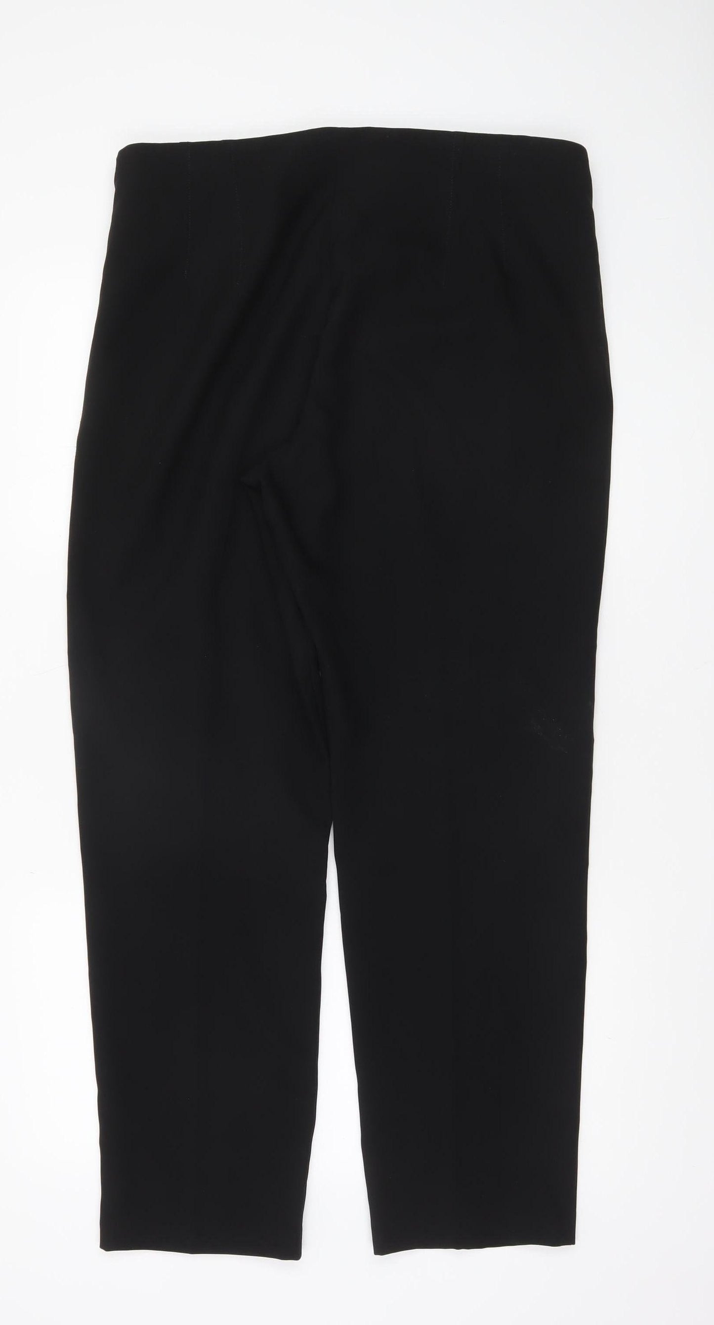 Marks and Spencer Women’s Black Size 16 Straight Leg Work Trousers