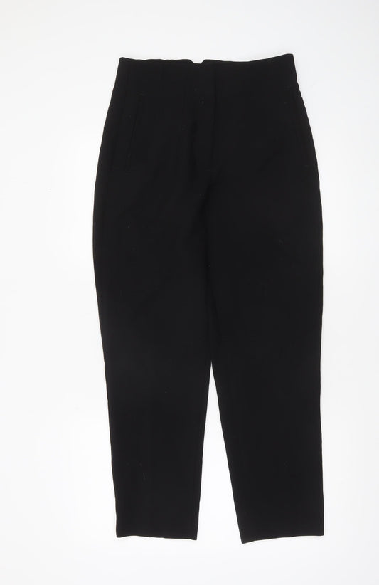 Zara Women's Black Slim Fit High Waist Trousers Size 12