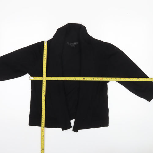 39th & Madison Women's Black L Open Knit Long Sleeve Cardigan
