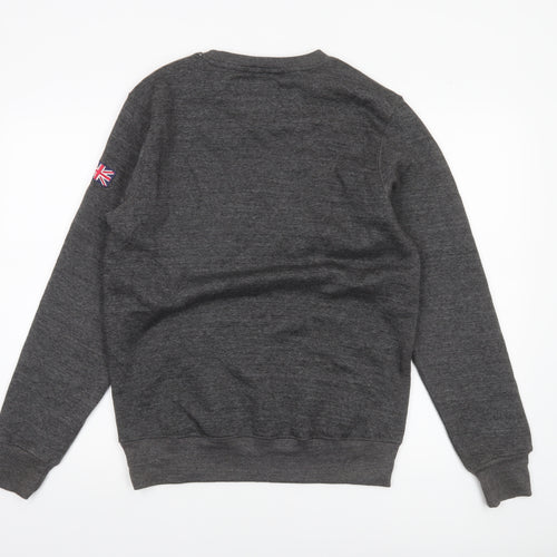 16Sixty Men's Grey London England Sweatshirt Medium Pullover Fleece