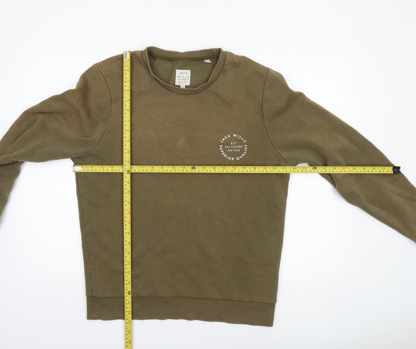 Jack Wills Men's Brown Sweatshirt M Crew Neck Pullover