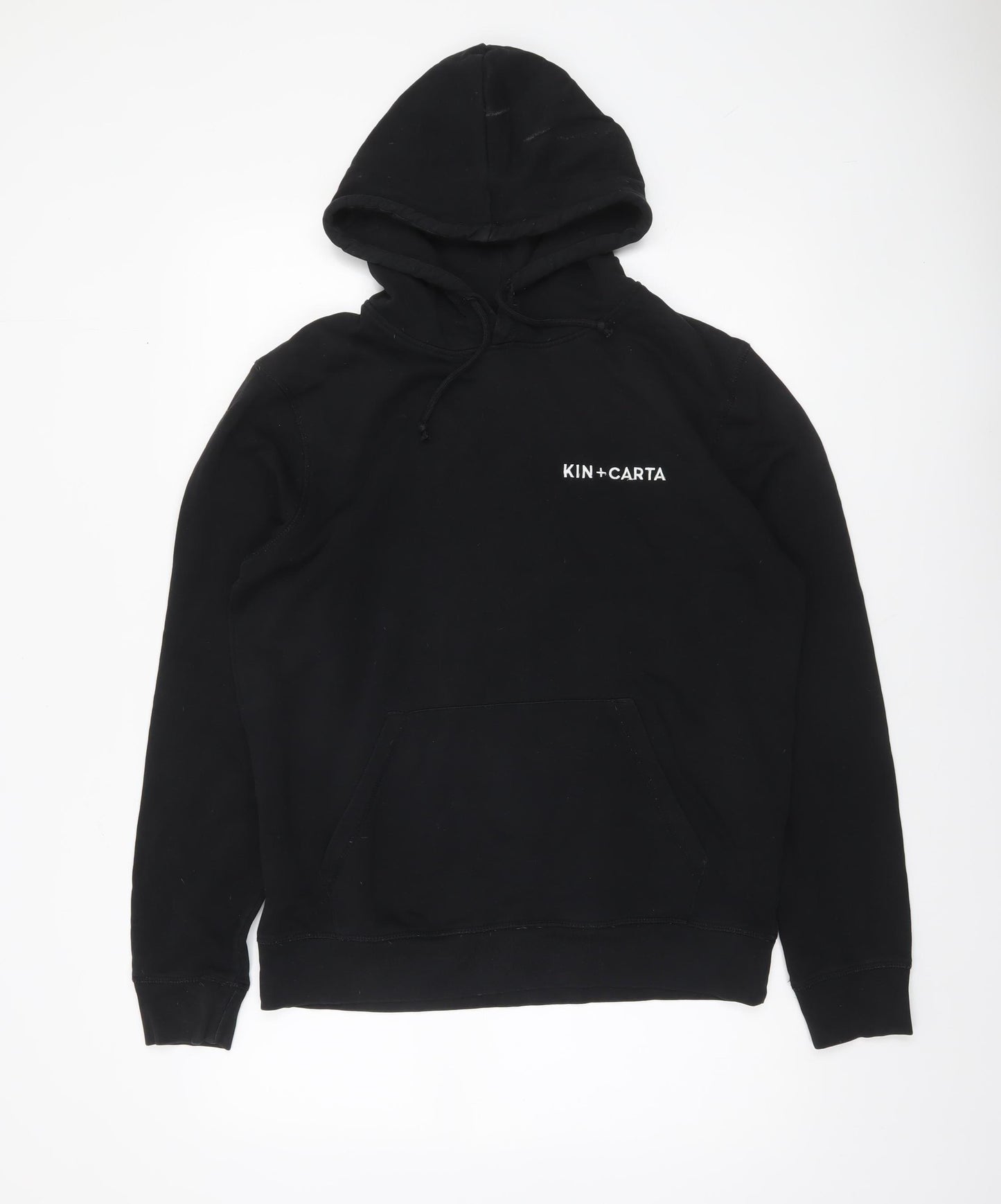 Stanley/Stella Men’s Black Pullover Hoodie Medium Logo Print