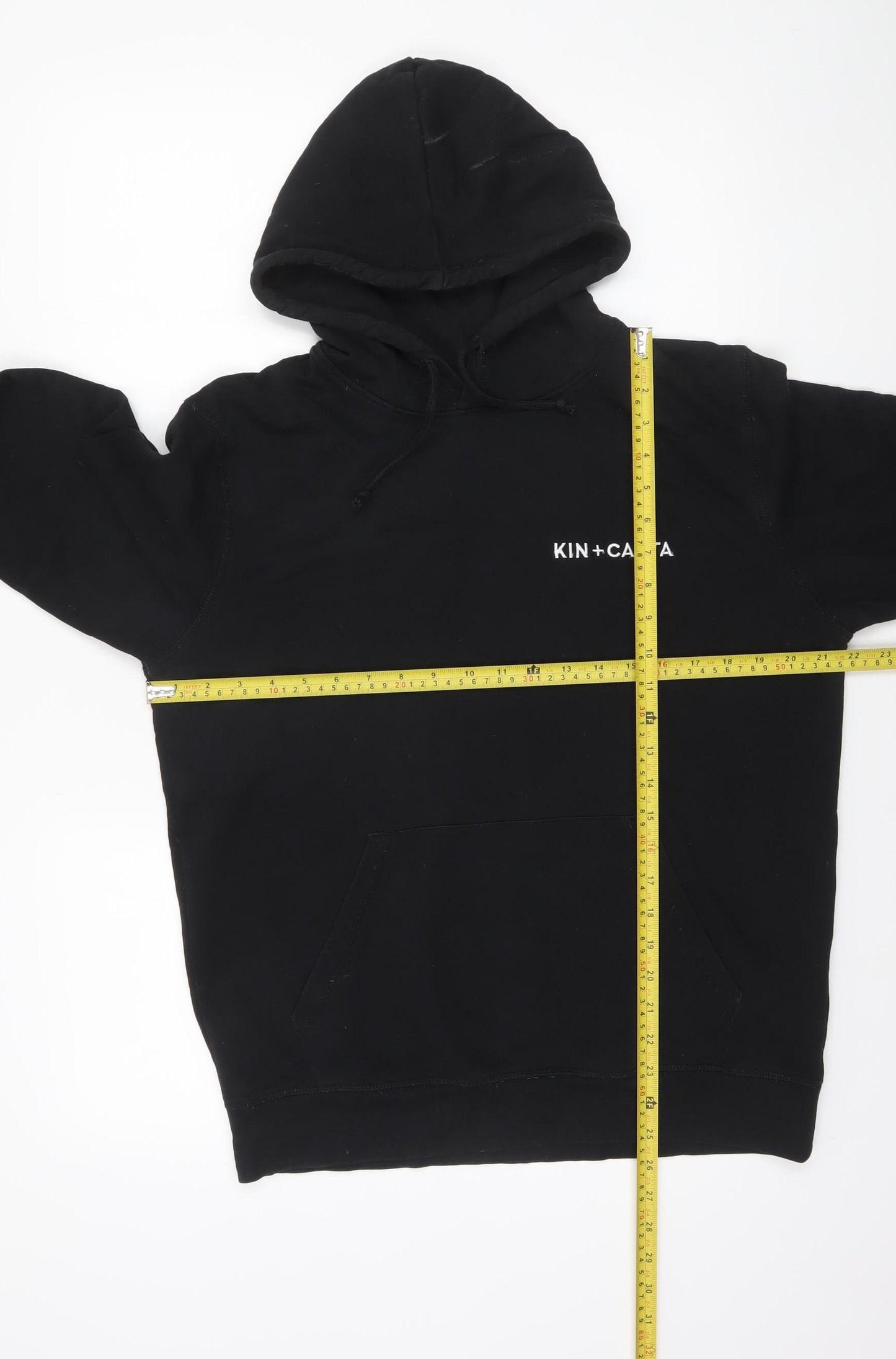 Stanley/Stella Men’s Black Pullover Hoodie Medium Logo Print