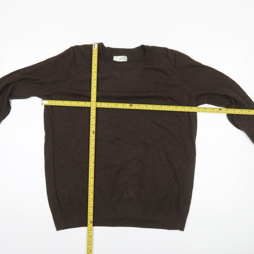 John Rocha Women’s Brown Wool Blend Crew Neck Jumper Size 18