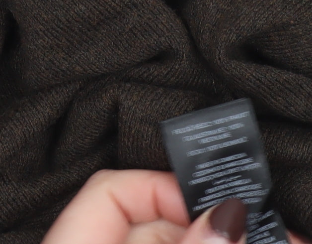 John Rocha Women’s Brown Wool Blend Crew Neck Jumper Size 18