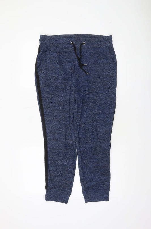 Marks and Spencer Women's Blue Jogger Trousers Size 10
