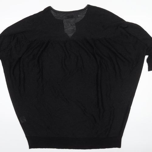 Day Birger et Mikkelsen Women's Black M V-Neck Relaxed Knit Jumper