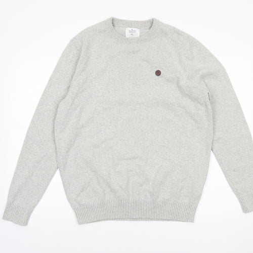 Springfield Men’s Grey Cotton Knit Pullover Jumper XL