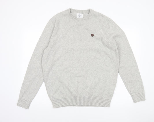 Springfield Men’s Grey Cotton Knit Pullover Jumper XL