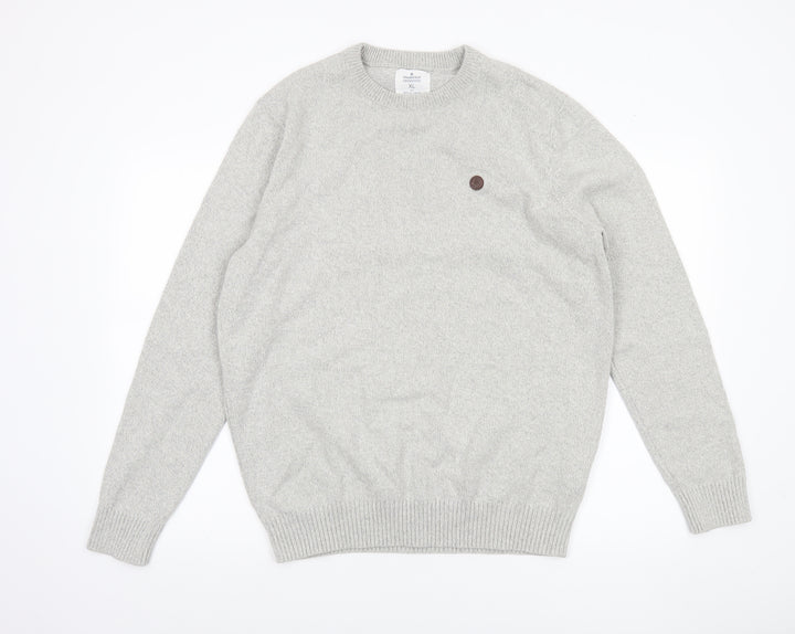 Springfield Men’s Grey Cotton Knit Pullover Jumper XL