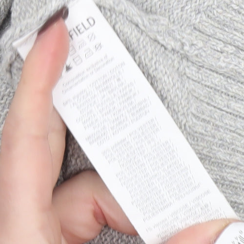 Springfield Men’s Grey Cotton Knit Pullover Jumper XL