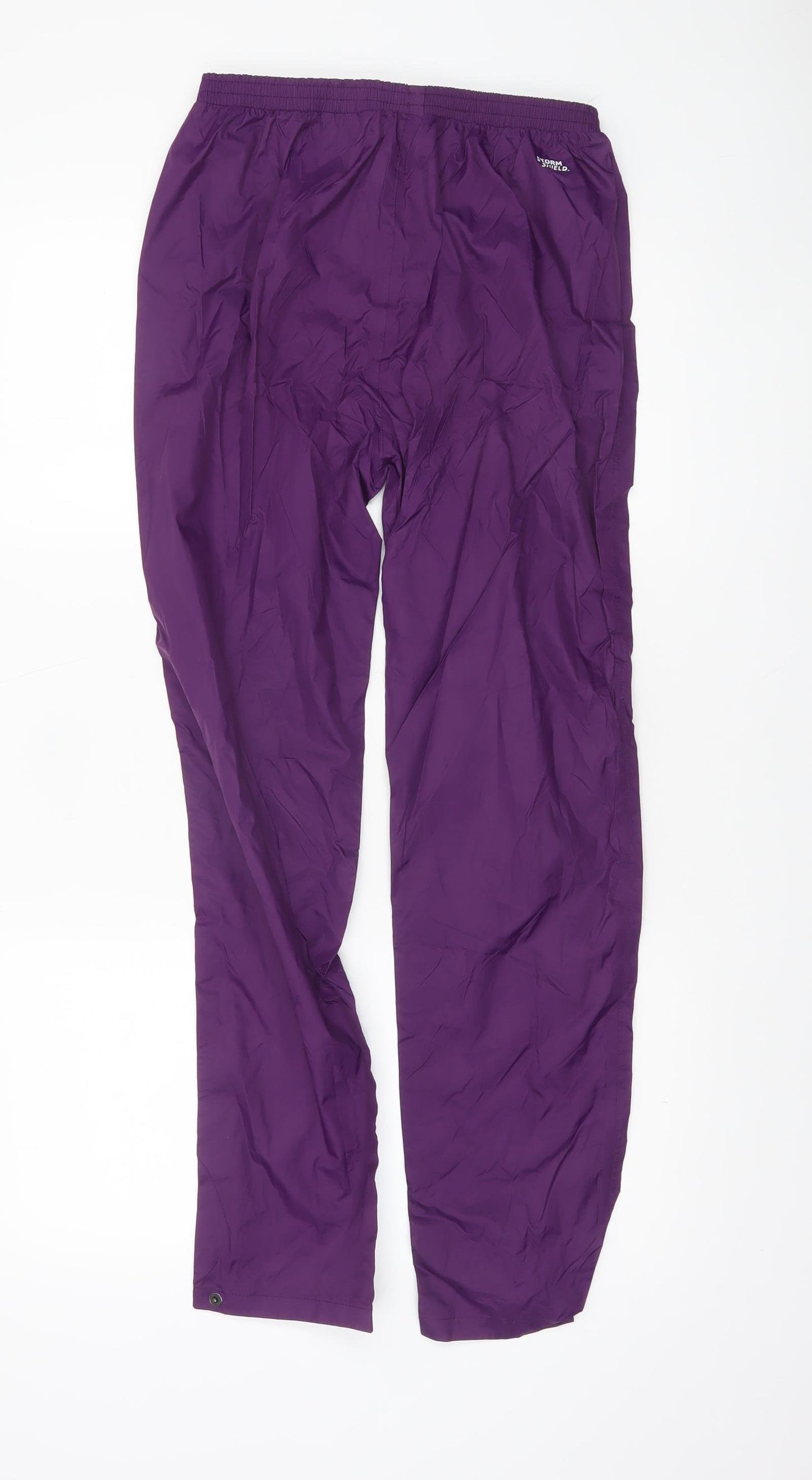 Peter Storm Boys Purple Waterproof Rain Trousers 13 Years Outdoor Lightweight