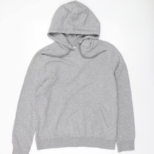 EDC Men’s Grey Regular Fit Pullover Hoodie Size S
