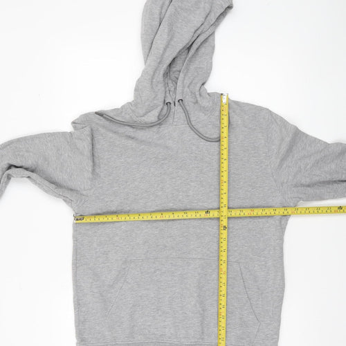 EDC Men’s Grey Regular Fit Pullover Hoodie Size S