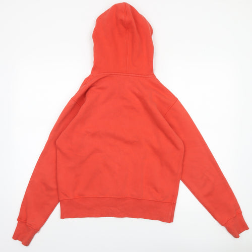 L.O.G.G. Womens Red Pullover Hoodie Magniﬁque Print Size 12