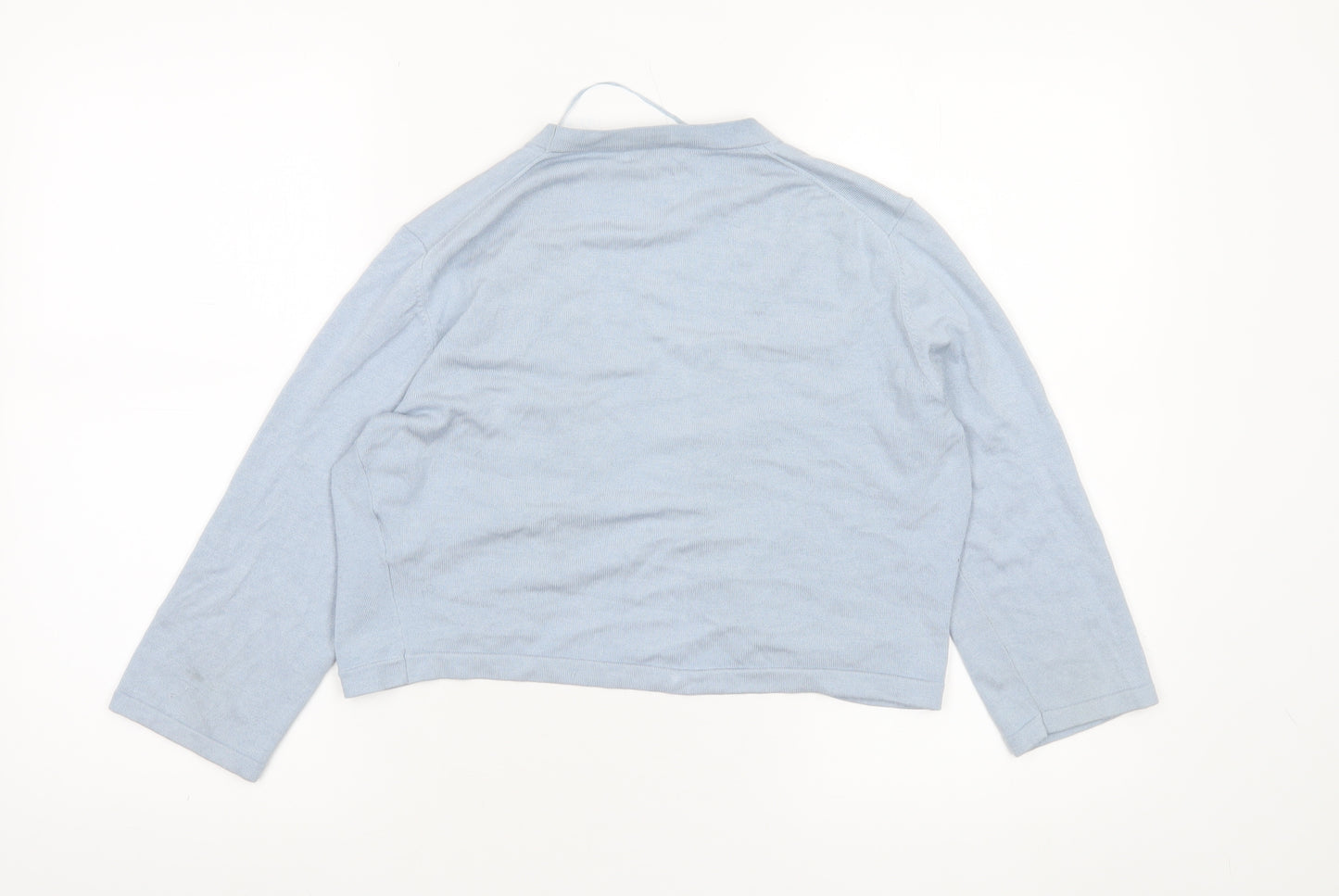 Hobbs Women’s Blue Lightweight Knit Cardigan Size M