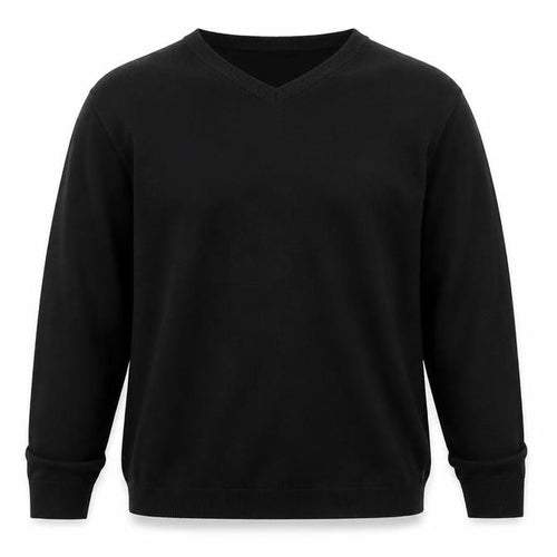 Marks and Spencer Men’s Black V-Neck Jumper XL Acrylic Knit